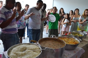A benção na comida de Santos Reis